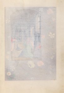 Kuningatar Isabella Katolisen, Espanjan kuningatar: Fol. 31r, c. 1500. tekijältä Master of the First Prayerbook of Maximillian