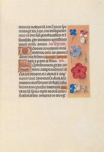 Kuningatar Isabella Katolisen, Espanjan kuningatar: Fol. 34r, c. 1500. tekijältä Master of the First Prayerbook of Maximillian