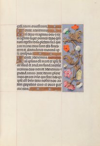 Kuningatar Isabella Katolisen, Espanjan kuningatar: Fol. 51r, c. 1500. tekijältä Master of the First Prayerbook of Maximillian