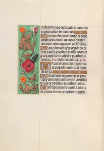 Kuningatar Isabella Katolisen, Espanjan kuningatar: Fol. 52v, c. 1500. tekijältä Master of the First Prayerbook of Maximillian