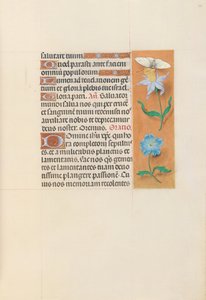 Kuningatar Isabella Katolisen, Espanjan kuningatar: Fol. 79r, c. 1500. tekijältä Master of the First Prayerbook of Maximillian