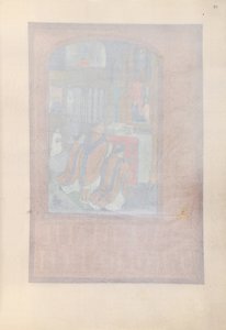 Kuningatar Isabella Katolisen, Espanjan kuningatar: Fol. 87r, c. 1500. tekijältä Master of the First Prayerbook of Maximillian