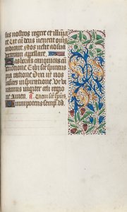 Tuntikirja Rouenin käyttö: fol. 102r, c. 1470. tekijältä Master of the Geneva Latini