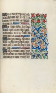 Tuntikirja Rouenin käyttö: fol. 138r, c. 1470. tekijältä Master of the Geneva Latini