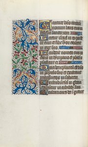 Tuntikirja Rouenin käyttö: fol. 45v, c. 1470. tekijältä Master of the Geneva Latini