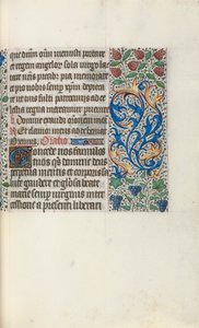 Tuntikirja Rouenin käyttö: fol. 49r, c. 1470. tekijältä Master of the Geneva Latini