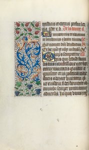 Tuntikirja Rouenin käyttö: fol. 49v, c. 1470. tekijältä Master of the Geneva Latini
