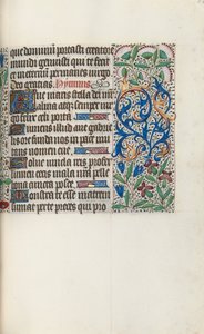 Tuntikirja Rouenin käyttö: fol. 73r, c. 1470. tekijältä Master of the Geneva Latini