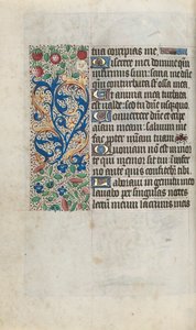Tuntikirja Rouenin käyttö: fol. 80v, c. 1470. tekijältä Master of the Geneva Latini