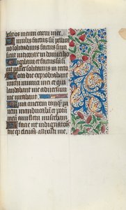 Tuntikirja Rouenin käyttö: fol. 88r, c. 1470. tekijältä Master of the Geneva Latini