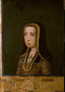 Itävallan Margaritan muotokuva vuonna 1494 (maalaus puulle) tekijältä Master of the Guild of Saint George