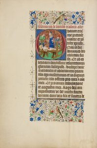 Alkuosa O: Pyhän Erasmuksen marttyyrius tekijältä Master of the Llangattock Hours