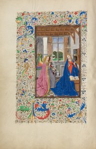 Marian ilmestys tekijältä Master of the Llangattock Hours