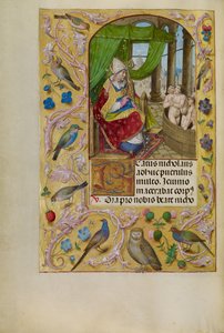Pyhä Nikolaus pelastaa kolme nuorta ammeesta tekijältä Master of the Lübeck Bible