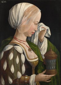 Magdalena itkee, n. 1525 tekijältä Master of the Magdalen Legend,