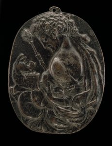 Bacchante, 1400-luvun loppu tai 1500-luvun alku. tekijältä Master of the Martelli Mirror