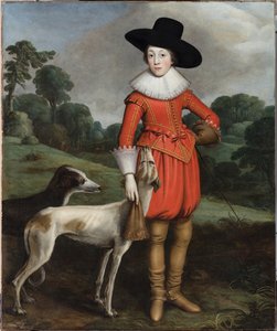 Muotokuva William II:sta, Orangen prinssistä, poikana (öljy kankaalle) tekijältä Master of the Monteviot Boy in Red