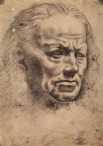 Miehen pää tekijältä Master of the Pala Sforzesca