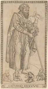 Saturno (Saturnus) tekijältä Master of the S Series Tarocchi