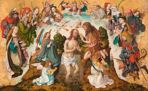 Kristuksen kaste tekijältä Master of the Saint Bartholomew Altarpiece