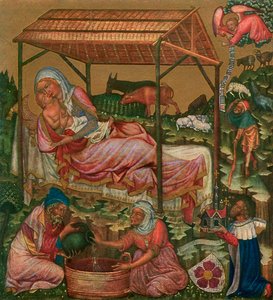 "Kristuksen syntymä", c1350 1955