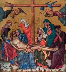 "Valitti Kristuksen puolesta", c1350 1955.