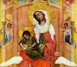 "Madonna of Kladsko", yksityiskohta, c1350 1955.