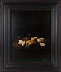 Last Meal on Death Row, Gary Gilmore, 2012 (Digitaalinen siirtopainatus vuohennahkapergamentille) tekijältä Mat Collishaw