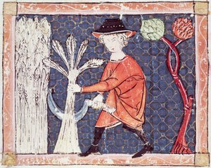 Fol.58v Heinäkuu: The Harvest