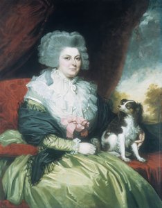 Nainen koiran kanssa, 1786.