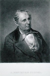 James Fenimore Cooper (1789-1851), kaiverrus Henry Bryan Hall (1808-84) dagerrotypian (kaiverrus) jälkeen tekijältä Mathew (after) Brady