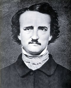 Amerikkalaisen kirjailijan Edgar Allan Poen (1809 - 1849) muotokuva Bradyn valokuva 1800-luvulla.