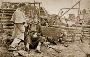 Haavoittunut zouave, 1861-65 tekijältä Mathew B. Brady