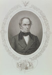 Daniel Webster, "The History of the United States", voi. II, Charles Mackay, kaivertanut T. Knight daguerrotyypistä (kaiverrus) tekijältä Mathew B. Brady