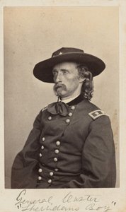 Kenraali George Armstrong Custer,1865 (kuva) tekijältä Mathew Brady