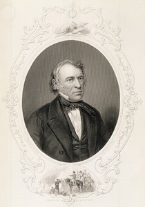 Kenraali Zachary Taylor, "The History of the United States", voi. II, Charles Mackay, kaivertanut T. W. Hunt daguerrotyypistä tekijältä Mathew B. Brady