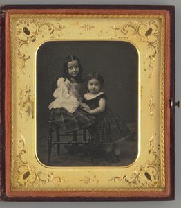 Nimetön muotokuva kahdesta tytöstä, 1861. tekijältä Mathew Brady