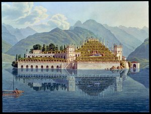 Rivipuutarhat, Isola Bella, Lake Maggiore, Italia, 1819