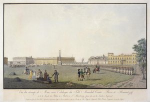 Näkymä Marsin kentältä ja Marmoripalatsista Pietarissa, 1804