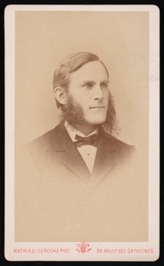 Samuel Hubbard Scudderin muotokuva 1837-1911, noin 1871. tekijältä Mathieu Deroche