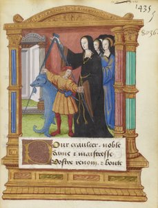 BNF Fr2285 f5r - Delfiinikompassi tekijältä Maitre de Philippe de Gueldre