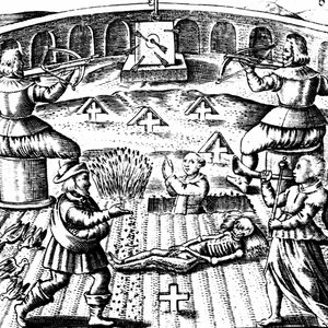 Basil Valentinen kahdeksas avain, Basil Valentinen teoksesta Von dem große Stein Uhralten, Strasbourg, 1651 tekijältä Mattaus the Younger Merian