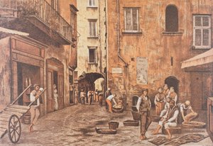 Italia, Napoli, Piazzetta di Porto, kirjoittanut Matteo Zampella tekijältä Matteo Zampella