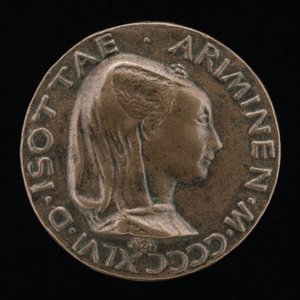 Isotta degli Atti, 14321433-1474, rakastajatar 1446, sitten vaimo 1453 jälkeen, Sigismondo Malatesta [obv