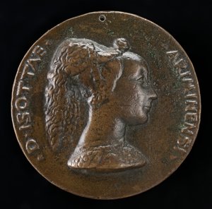Isotta degli Atti, 14321433-1474, emäntä 1446, sitten vaimo 1453 jälkeen, Sigismondo Malatesta [obv