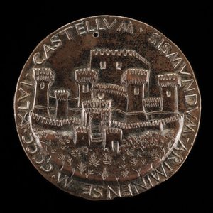 Riminin linna [käänteinen], 1446. tekijältä Matteo di Andrea de Pasti