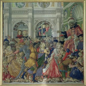 The Massacre of the Innocents, 1482 (tempera paneelissa)