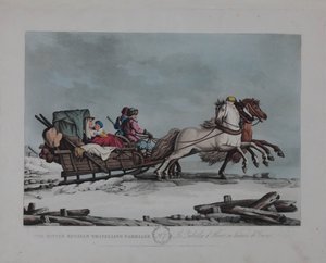 Talvivenäläinen matkavaunu, 1810-luku