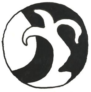 Du Serie Glyphes 14, 2017 (intialainen muste) tekijältä Matthew Hilton