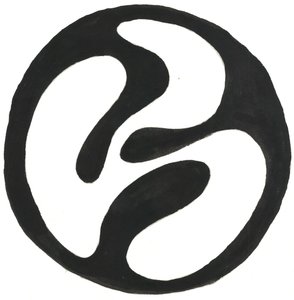 Du Serie Glyphes 3, 2017 (tussi)